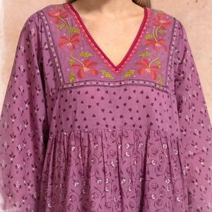 Gudrun Sjoden MELODIE Tiered Boho Cotton Dress S